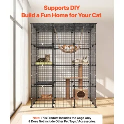 VEVOR Cat Cage 4-Tier 40.98