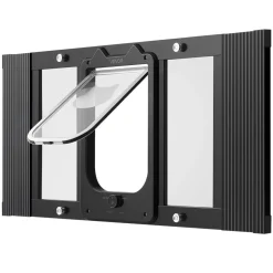 VEVOR Cat Door for Window, Adjustable to Fit Window Width 27
