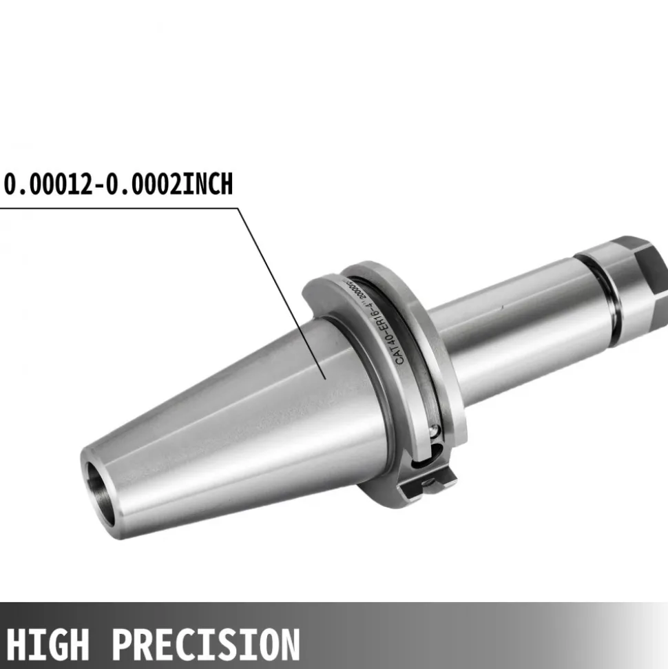 VEVOR CAT40-ER16 COLLET CHUCK--4 CHUCKS Tool Holder Set 100mm