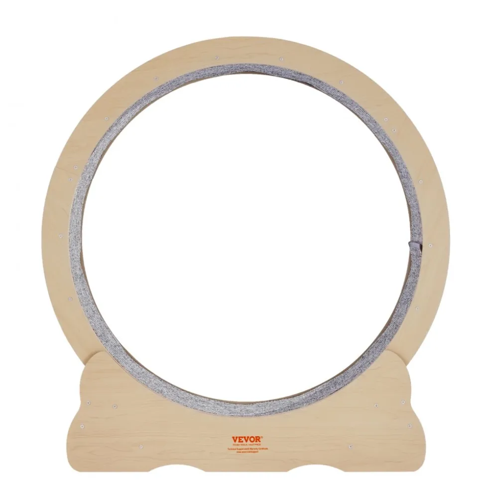 VEVOR Cat Exercise Wheel, Large Cat Treadmill Wheel for Indoor Cats, 35.8 inch Cat Running Wheel with Detachable Carpet and Cat Teaser for Running/Walking/Training, Suitable for Most Cats