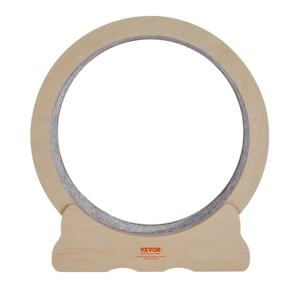 VEVOR Cat Exercise Wheel, Large Cat Treadmill Wheel for Indoor Cats, 29.5 inch Cat Running Wheel with Detachable Carpet and Cat Teaser for Running/Walking/Training, Suitable for Most Cats