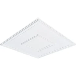 VEVOR Ceiling Tiles, 12-Pack 24 x 24 in, Drop Ceiling Tiles Premium PVC Sheet, Easy Installation/ Cutting Plastic Glue-up Ceiling Tile, Ceiling Covering for Home/Office Decoration, White Geometric