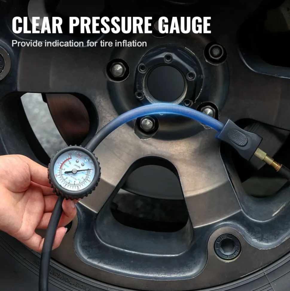 VEVOR 10.6 CFM Heavy Duty Air Compressor, 30s Fast Inflation | Dual-Cylinder Portable Tire Inflator, 12V 150PSI Offroad Air Pump with Adapters for Trucks Car SUV 4 x 4 Vehicle RV