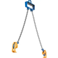 VEVOR Chain Drum Lifter, G80 Drum Lifting Chain Sling with Security Hook, 2200LBS Capacity, Drums Handling Equipment Fits for Crane Forklift, Carbon Steel Barrel Lifter for Plastic & Metal Drums