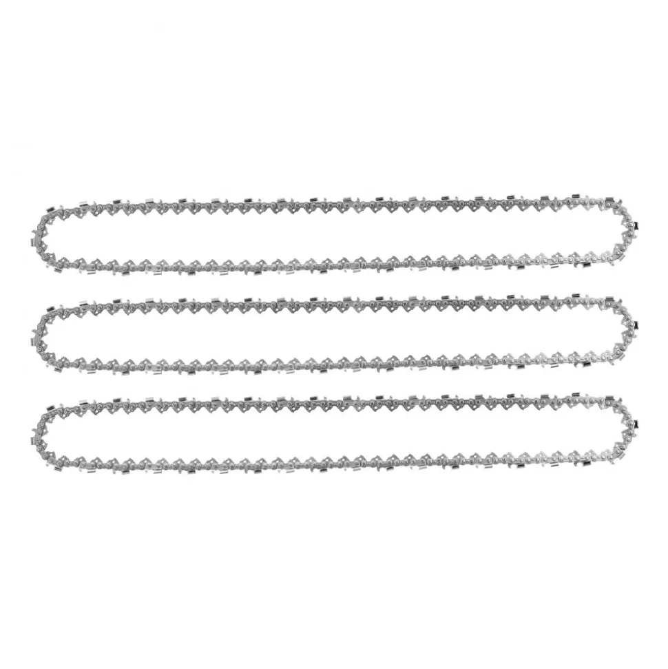 VEVOR Chainsaw Chain 3 Pack 18 Inch 0.325" Pitch 0.058" Gauge 72 Drive Link, Fits VEVOR CN-52G Gas Chainsaw, Forged Alloy Steel, Replacement Saw Chain with Sharp Cutter Teeth, Wear-Resistant Tie Strap
