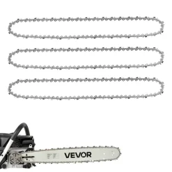 VEVOR Chainsaw Chain 3 Pack 20 Inch 0.325
