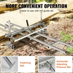 VEVOR Chainsaw Mill and Rail Mill Guide System, Portable Sawmill 14