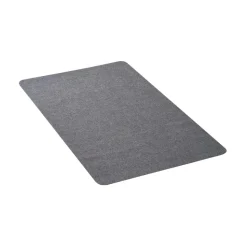 VEVOR Chair Mat, 55 x 35-inch Office Chair Mat for Hard Floors, Floor Protector for Rolling Chairs, Polyester Surface, Non-Slip & Easy to Clean, Smooth Glide Under Desk Rug for Home Office (Dark Grey)