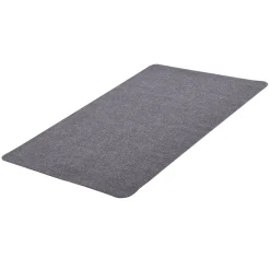 VEVOR Chair Mat, 55 x 35-inch Office Chair Mat for Hard Floors, Floor Protector for Rolling Chairs, Polyester Surface, Non-Slip & Easy to Clean, Smooth Glide Under Desk Rug for Home Office (Dark Grey)