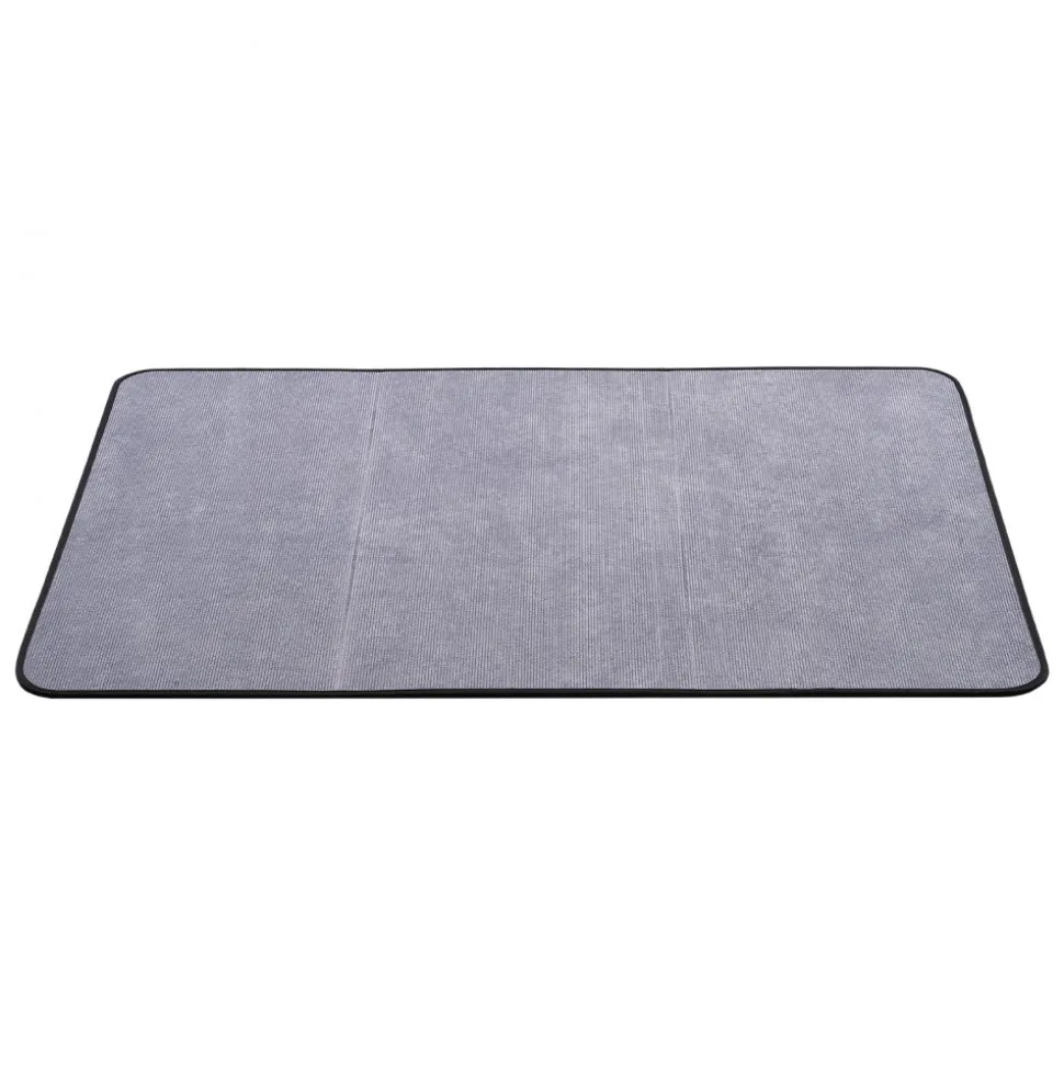VEVOR Chair Mat, 36 x 48-inch Office Chair Mat for Hard Floors, Floor Protector for Rolling Chairs, Corduroy Surface, Non-Slip & Easy to Clean, Smooth Glide Under Desk Rug for Home Office (Grey)