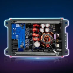 VEVOR 4 Channel Car Audio Amplifier 2 Ohm Stable Bridgeable Class D Full Range Amp Max Power 4 x 120W @ 4 Ohm / 4 x 200W @ 2 Ohm for Car SUV Truck Off-Road