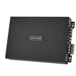 VEVOR 4 Channel Car Audio Amplifier 2 Ohm Stable Bridgeable Class A/B Full Range Amp Max Power 4 x 200W @ 4 Ohm / 4 x 400W @ 2 Ohm for Car SUV Truck Off-Road