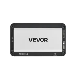 VEVOR 4 Channel Car Audio Amplifier 2 Ohm Stable Bridgeable Class A/B Full Range Amp Max Power 4 x 250W @ 4 Ohm / 4 x 500W @ 2 Ohm for Car SUV Truck Off-Road