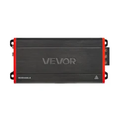 VEVOR 4 Channel Car Audio Amplifier 2 Ohm Stable Bridgeable Class D Full Range Amp Max Power 4 x 500W @ 4 Ohm / 4 x 1000W @ 2 Ohm for Car SUV Truck Off-Road