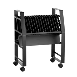 VEVOR Charging Cart, 16 Device Mobile Open Charging Station, Up to 15.6 in Screen Size, Office and Classroom Mobile Charging Cart, for Chromebook, Tablet and Laptop