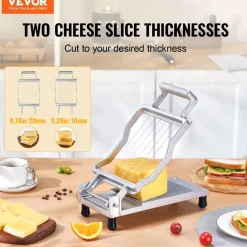 VEVOR Cheese Cutter with Wire, 0.39