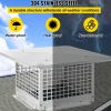 VEVOR Chimney Cap, 13" x 13" Flue Caps, 304 Stainless Steel Fireplace Chimney Cover, Adjustable Metal Spark Arrestor with Bolts Screws, Mesh Chimney Flue Cover for Outside Existing Clay Flue Tile