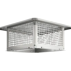 VEVOR Chimney Cap, 17 x 17 inch, 304 Stainless Steel Fireplace Chimney Cover, Not Easily Toppled & Practical Accessories & Easy Installation, Fits Mesh Flue Covers Outside Clay Flue Shingles, Silver