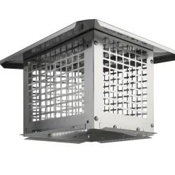 VEVOR Chimney Cap, 13 x 9 inch, 304 Stainless Steel Fireplace Chimney Cover, Not Easily Toppled & Practical Accessories & Easy Installation, Fits Mesh Flue Covers Outside Clay Flue Shingles, Silver