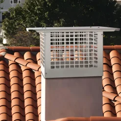 VEVOR Chimney Cap, 12 x 12 inch, 304 Stainless Steel Fireplace Chimney Cover, Not Easily Toppled & Practical Accessories & Easy Installation, Fits Mesh Flue Covers Outside Clay Flue Shingles, Silver