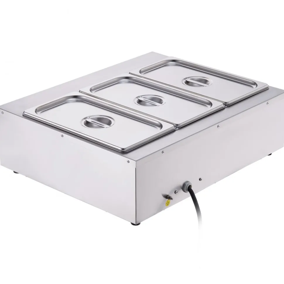 VEVOR Chocolate Tempering Machine, 26.5 Lbs 3 Tanks Chocolate Melting Pot TEMP Control 86~185℉, 1500W Stainless Steel Electric Commercial Food Warmer For Chocolate/Milk/Cream Melting and Heating