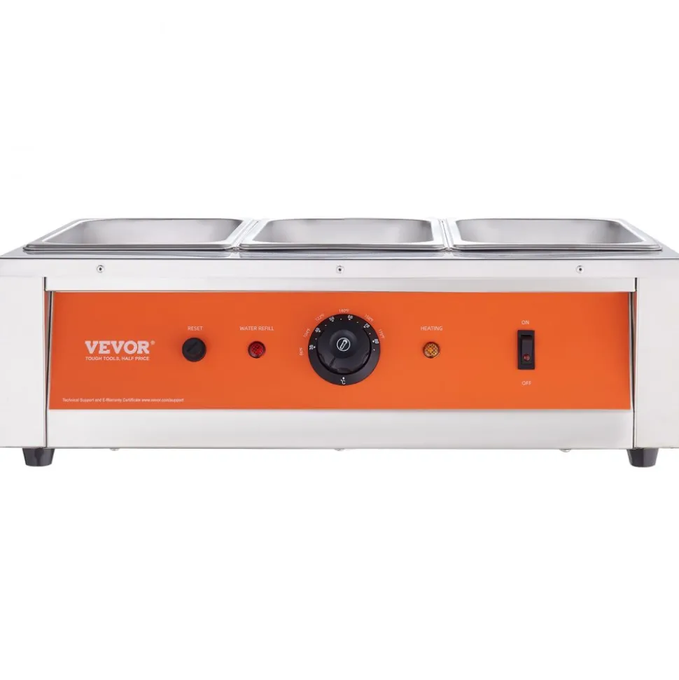 VEVOR Chocolate Tempering Machine, 26.5 Lbs 3 Tanks Chocolate Melting Pot TEMP Control 86~185℉, 1500W Stainless Steel Electric Commercial Food Warmer For Chocolate/Milk/Cream Melting and Heating