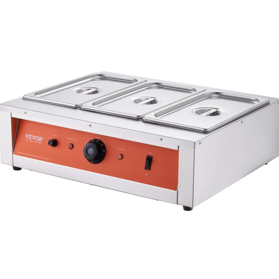 VEVOR Chocolate Tempering Machine, 26.5 Lbs 3 Tanks Chocolate Melting Pot TEMP Control 86~185℉, 1500W Stainless Steel Electric Commercial Food Warmer For Chocolate/Milk/Cream Melting and Heating