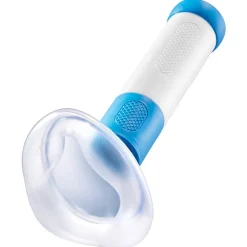 VEVOR Choking Rescue Device, Portable Airway Clear Anti Choking Suction Device with 4 Multi-size Masks and 1 Storage Bag, First Aid Kit for Removing Blocked Objects, for Home, School, Travel
