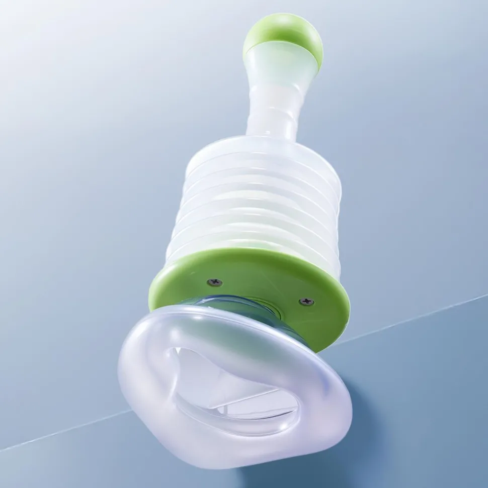 VEVOR Choking Rescue Device, Portable Airway Clear Anti Choking Suction Device with 2 Multi-size Masks and 1 Storage Bag, First Aid Kit for Removing Blocked Objects, for Home, School, Travel