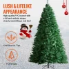 VEVOR Christmas Tree, 7.5ft Artificial Xmas Tree, Full Holiday Decor Tree with 1346 Branch Tips and Metal Base for Home Party Office Decoration