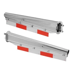 VEVOR Chrome Straight Spring Loaded Mud Flap Hangers, 2-1/2