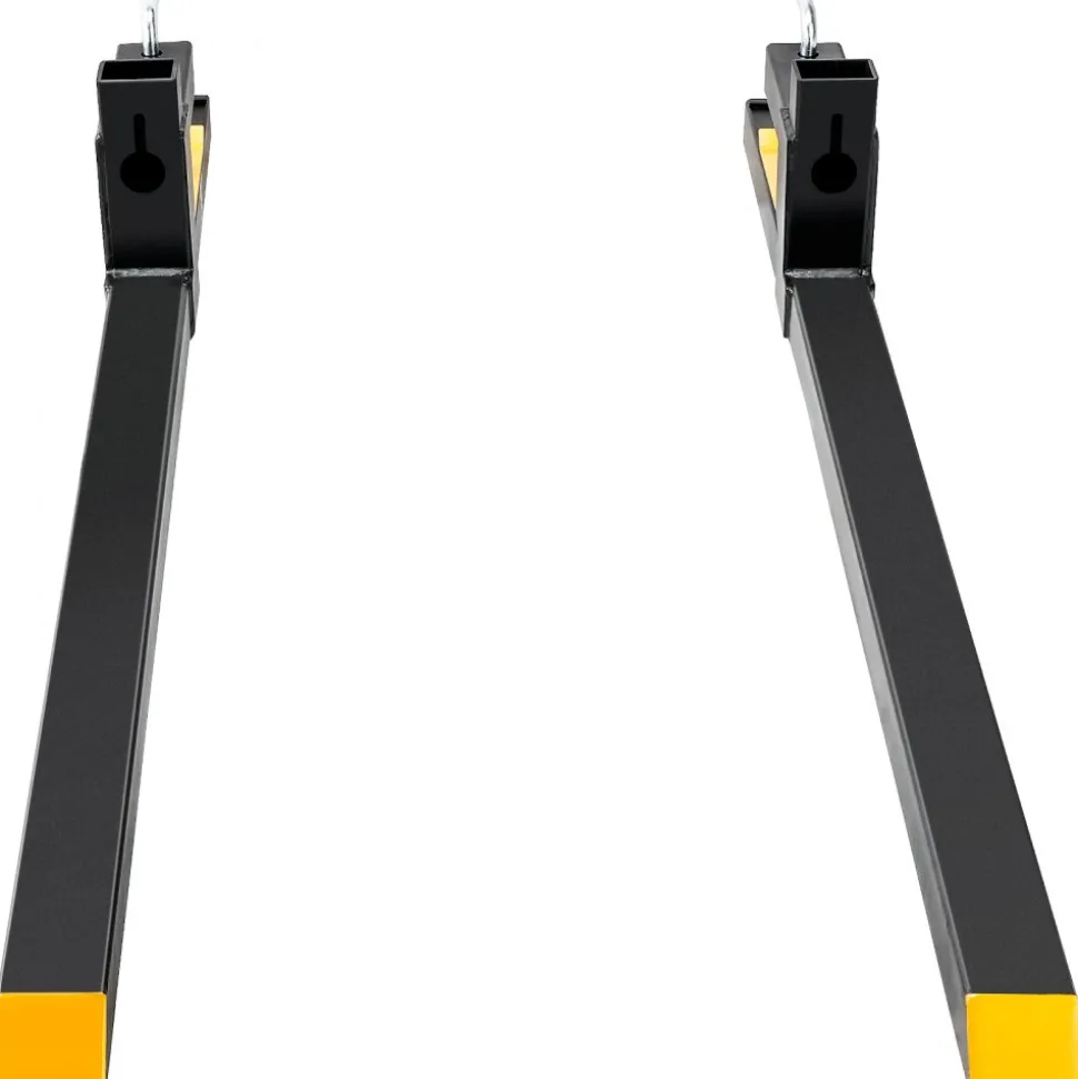 VEVOR Clamp on Pallet Forks, 2000 lbs Capacity Pallet Forks, 60" Tractor Bucket Forks, Heavy Duty Front Loader Attachment for Loader Bucket, Tractor, Skid Steer, Tractor Forks for Agriculture and Farm