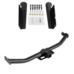 VEVOR Class 3 Trailer Hitch, 2-Inch Receiver, Compatible with 2014-2019 Toyota Highlander, Q345B Steel Tube Frame, Multi-Fit Hitch to Receive Ball Mount, Cargo Carrier, Bike Rack, and Tow Hook, Black