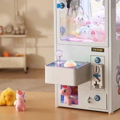 VEVOR Claw Machine, 0-3” Jaw Diameter 0-5” Jaw lifting, Crane Prize Grabber Commercial Arcade Game Toys, Cool Fun Grab-And-Win Machine w/ Light and Sound, Dispenser Vending Toy For Kids,Boys &Girls
