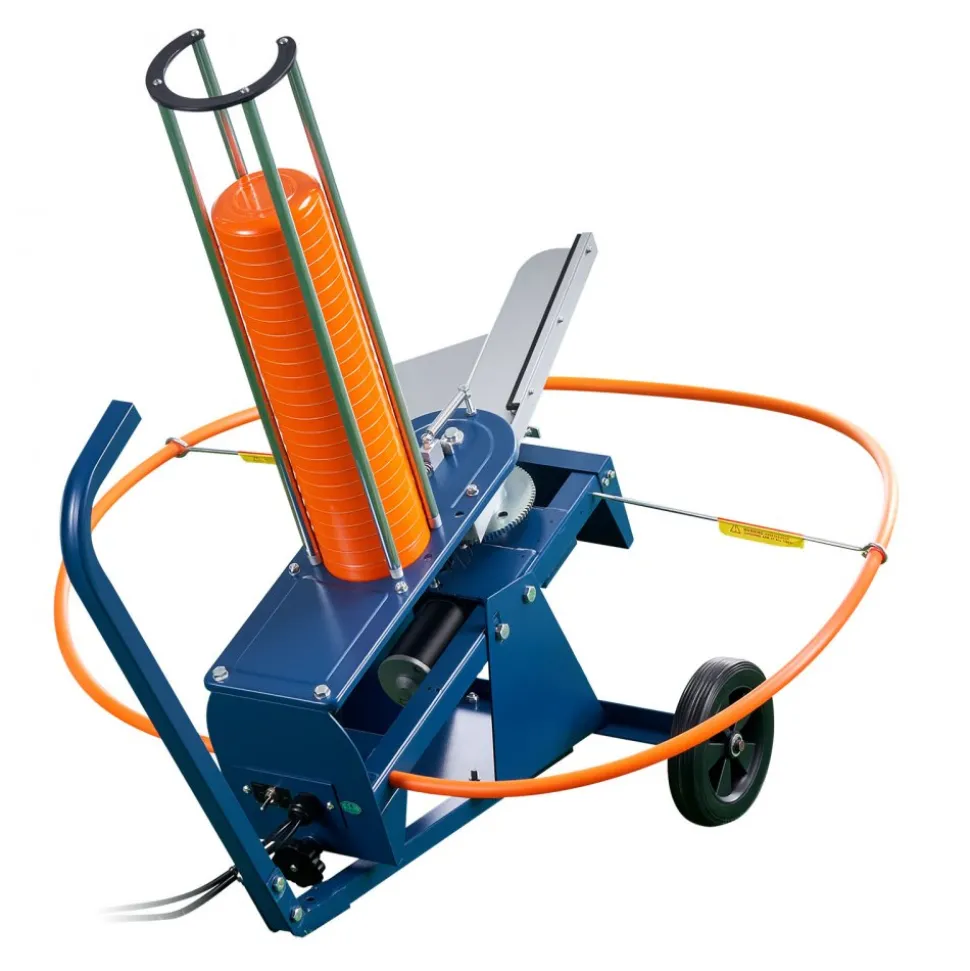 VEVOR Clay Target Thrower, Max 50 Clays Pigeon Thrower, 55+ Yards Automatic Skeet and Trap Launcher on Wheels - with Adjustable Angle, Foot Pedal & Pull Handle for Clays Throwing Shooting Sports
