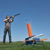 VEVOR Clay Target Thrower, Max 50 Clays Pigeon Thrower, 55+ Yards Automatic Skeet and Trap Launcher with Adjustable Angle & Foot Pedal for Clays Throwing Shooting Sports