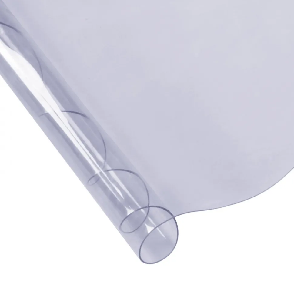 VEVOR Clear Table Cover Protector, 18" x 36" Rectangle Table Cover, 1.5 mm Thick PVC Plastic Tablecloth, Waterproof Desktop Protector for Writing Desk, Coffee Table, Dining Room Table