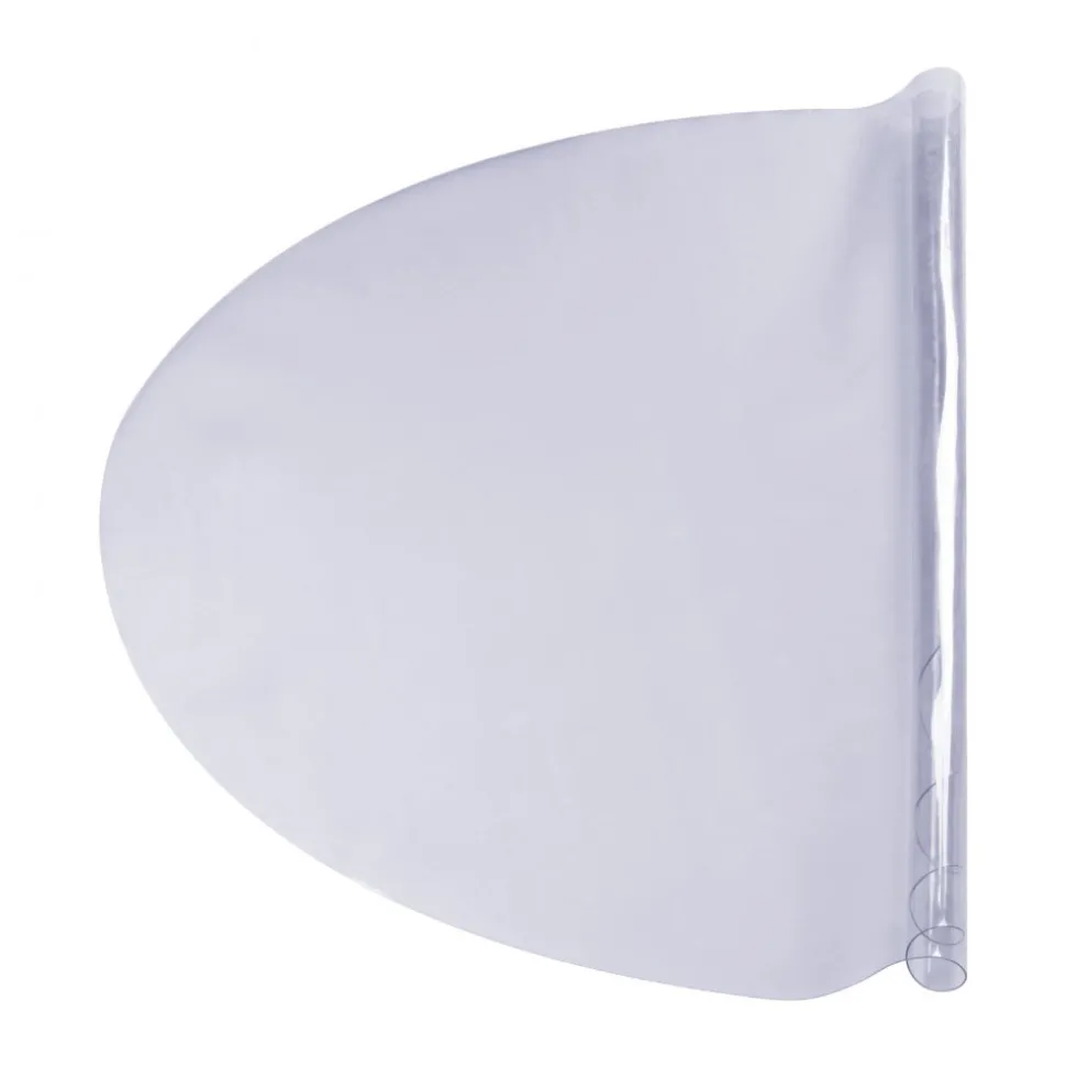 VEVOR Clear Table Cover Protector, 18" x 36" Rectangle Table Cover, 1.5 mm Thick PVC Plastic Tablecloth, Waterproof Desktop Protector for Writing Desk, Coffee Table, Dining Room Table