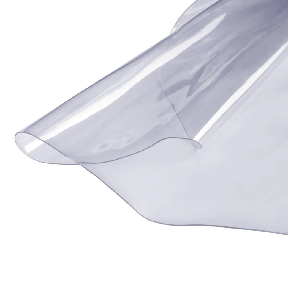 VEVOR Clear Table Cover Protector, 18" x 36" Rectangle Table Cover, 1.5 mm Thick PVC Plastic Tablecloth, Waterproof Desktop Protector for Writing Desk, Coffee Table, Dining Room Table