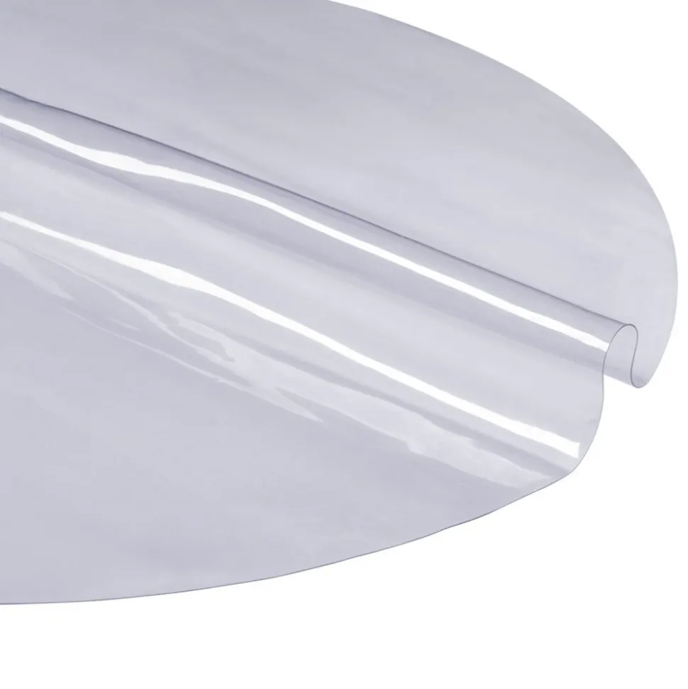 VEVOR Clear Table Cover Protector, 18" x 36" Rectangle Table Cover, 1.5 mm Thick PVC Plastic Tablecloth, Waterproof Desktop Protector for Writing Desk, Coffee Table, Dining Room Table