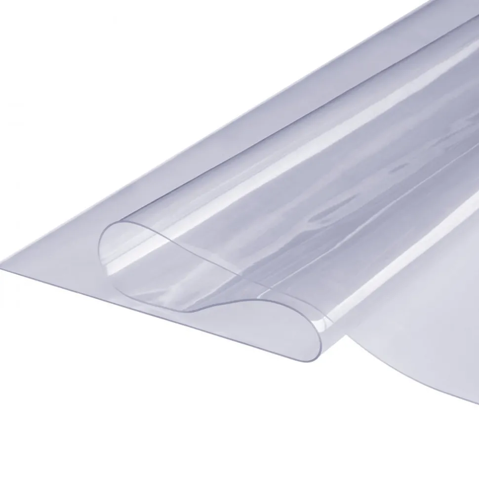 VEVOR Clear Table Cover Protector, 36" x 72" Rectangle Table Cover, 1.5 mm Thick PVC Plastic Tablecloth, Waterproof Desktop Protector for Writing Desk, Coffee Table, Dining Room Table