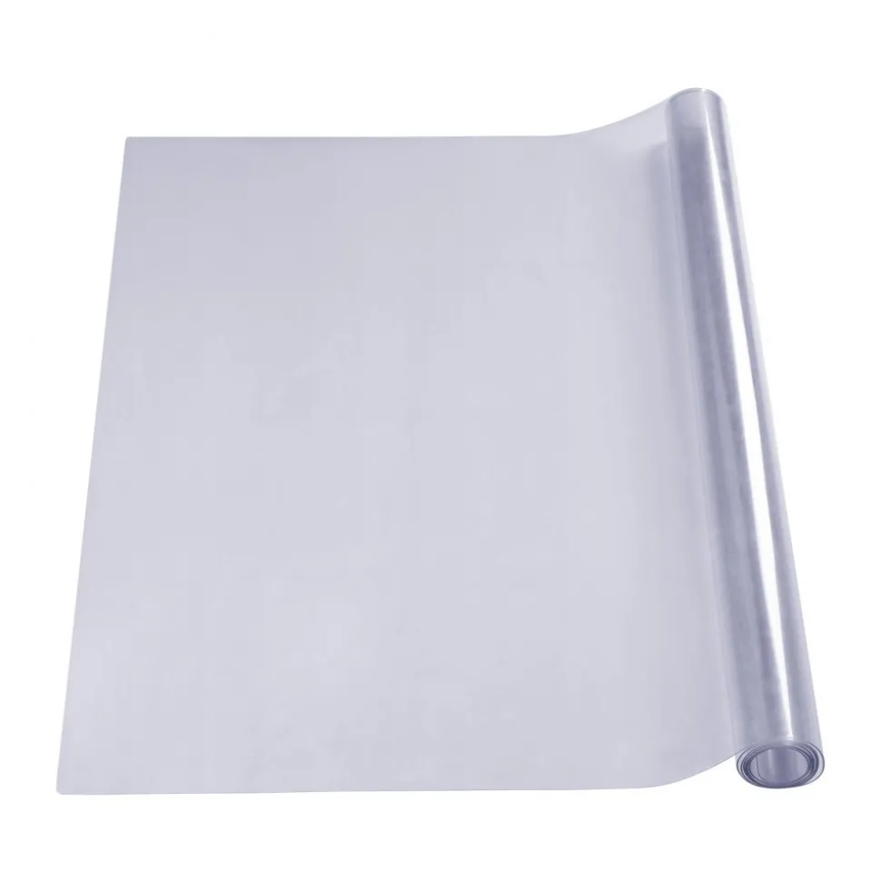 VEVOR Clear Table Cover Protector, 36" x 72" Rectangle Table Cover, 1.5 mm Thick PVC Plastic Tablecloth, Waterproof Desktop Protector for Writing Desk, Coffee Table, Dining Room Table