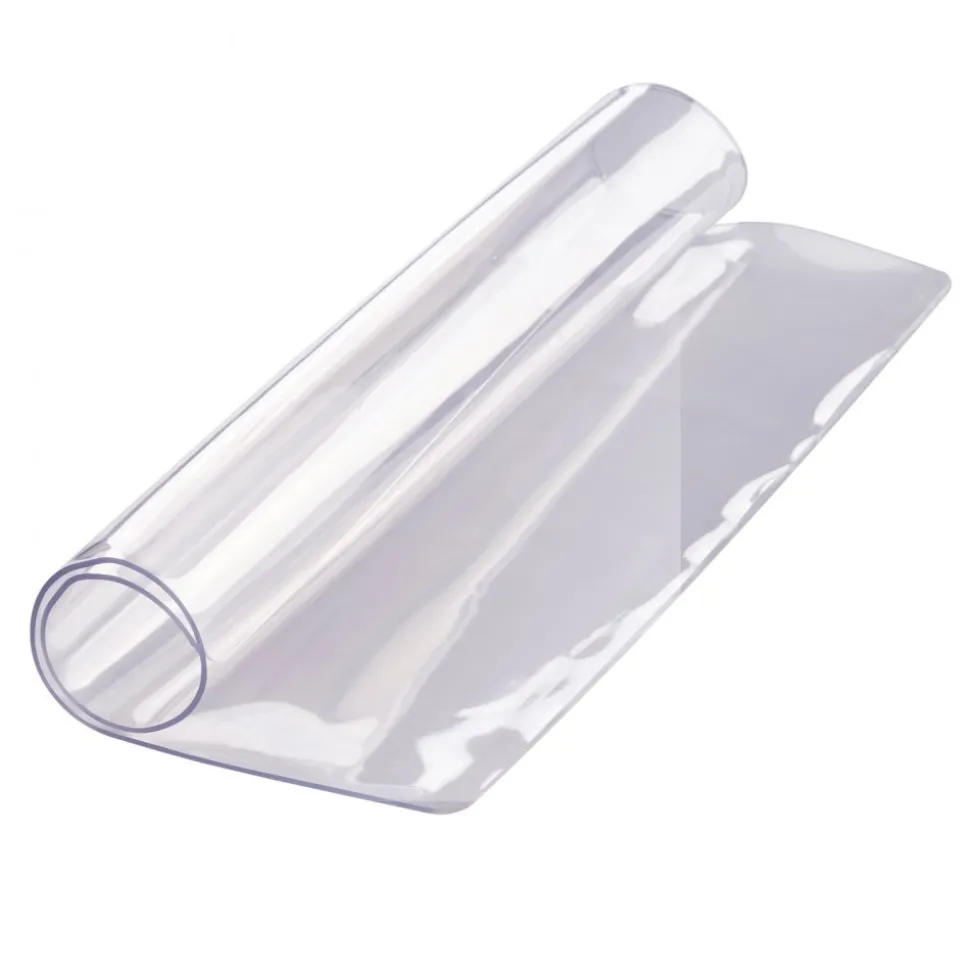 VEVOR Clear Table Cover Protector, 12" x 12"/305 x 305 mm Table Cover, 1.5 mm Thick PVC Plastic Tablecloth, Waterproof Desktop Protector for Writing Desk, Coffee Table, Dining Room Table