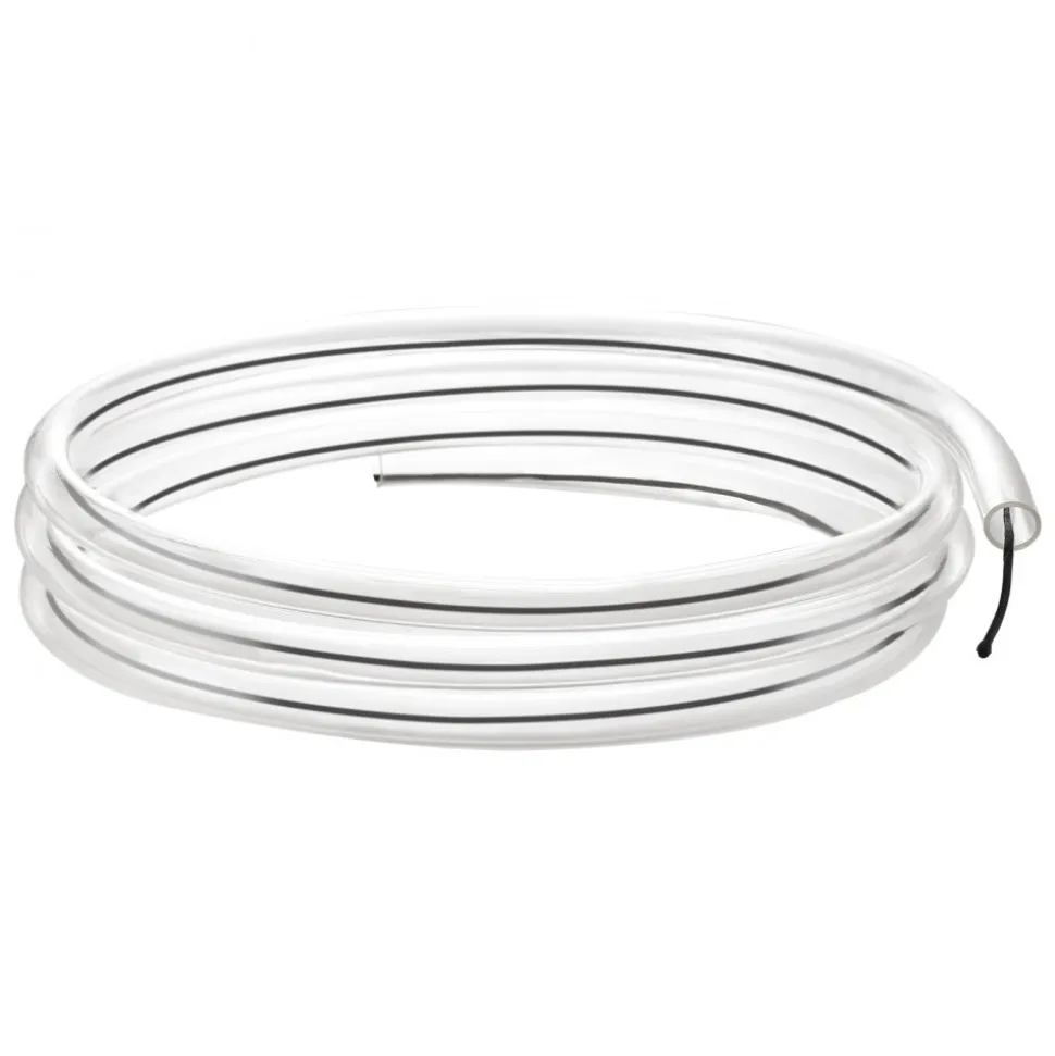 VEVOR Clear Vinyl Tubing, 1/2" ID x 5/8" OD, 10FT Plastic PVC Tubing, Flexible and Cuttable Clear Hose, 1/16 in Wall Thickness, High-strength PVC Material for Aquarium Irrigation Swimming Pool Lab