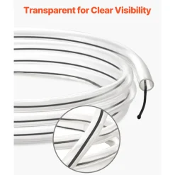 VEVOR Clear Vinyl Tubing, 1/2