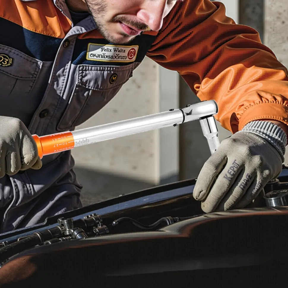 VEVOR Click Torque Wrench Set, 3 Pieces, 1/4, 3/8, 1/2 Inch Drive, 10-170 lbf-ft, 5-45 lbf-ft, 20-240 lbf-in, Dual-direction and Dual Range Scales, 72-Tooth, ±3% High Precision, for Bicycle Repair