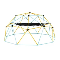 VEVOR Climbing Dome, for Kids 3 to 10 Years Old,10FT Geometric Dome Climber with Hammock and Swing, Jungle Gym Supports 750LBS and Easy Assembly, with Climbing Grip, Outdoor Backyard Play Equipment