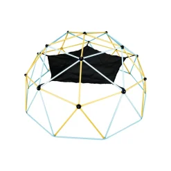 VEVOR Climbing Dome, for Kids 3 to 10 Years Old,10FT Geometric Dome Climber with Hammock and Swing, Jungle Gym Supports 750LBS and Easy Assembly, with Climbing Grip, Outdoor Backyard Play Equipment