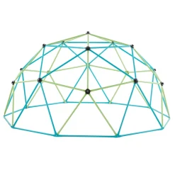 VEVOR Climbing Dome, 10FT Geometric Dome Climber with Saucer Swing, 1000LBS Loading Kid's Jungle Gym Playground, Easy-Assembly Outdoor Backyard Climbing Equipment for Boys Girls 3 to 10 Years Old