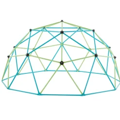 VEVOR Climbing Dome, 10FT Geometric Dome Climber with Saucer Swing, 1000LBS Loading Kid's Jungle Gym Playground, Easy-Assembly Outdoor Backyard Climbing Equipment for Boys Girls 3 to 10 Years Old